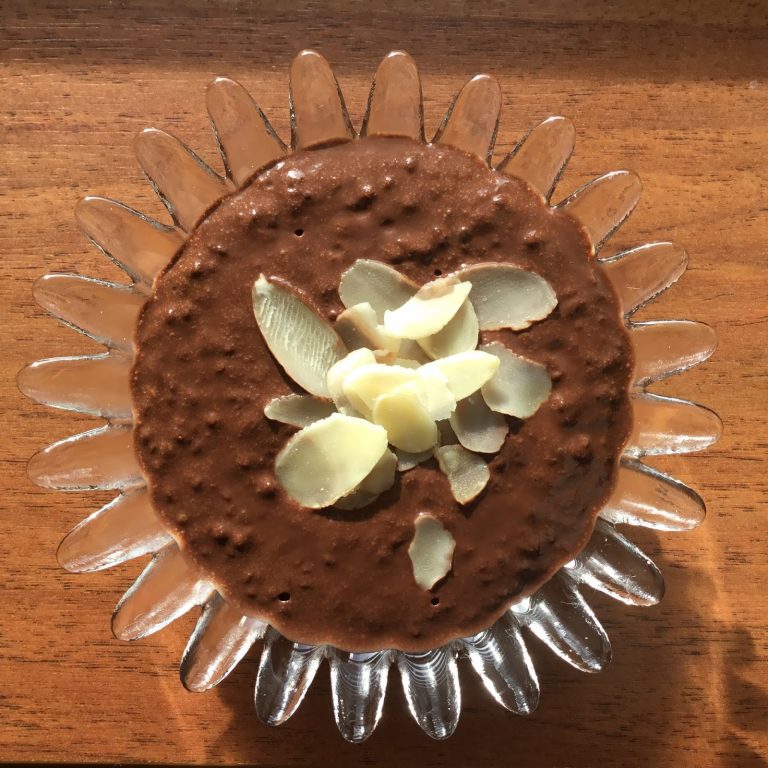 Low FODMAP Gluten and Lactose Free Chocolate Chia Mousse