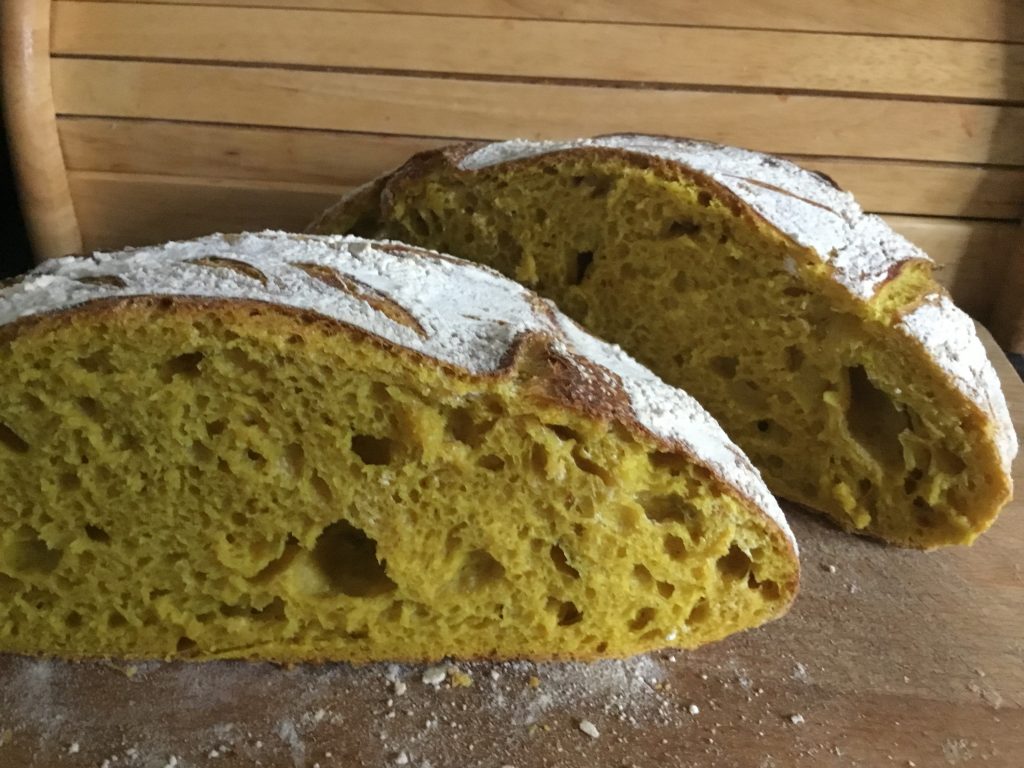 Low FODMAP 100 spelt saffron Sourdough bread Fit FODMAP Foodie