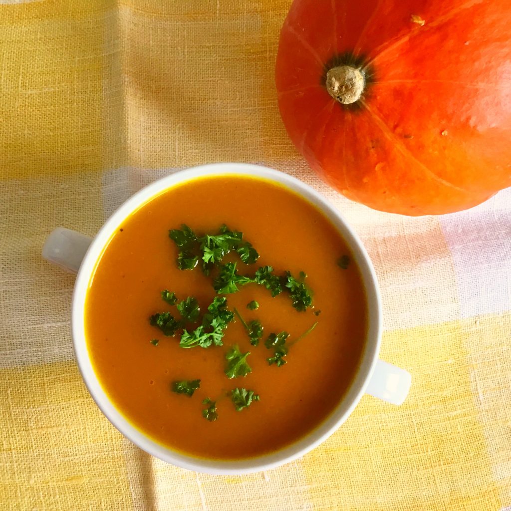Low FODMAP pumpkin soup