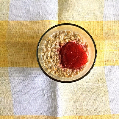 Low FODMAP overnight soaked oats.