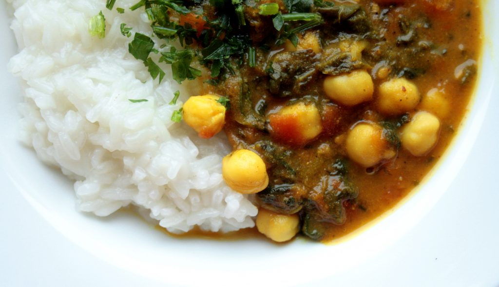 chickpea and tomato curry