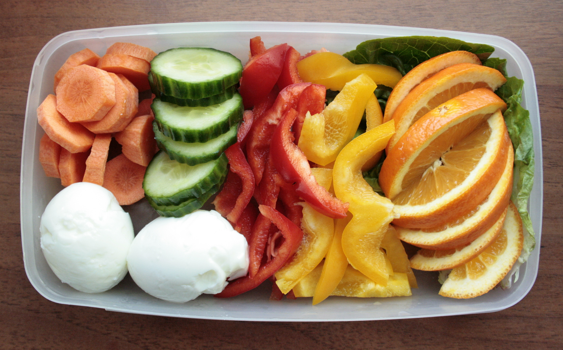 Low FODMAP healthy snack egg veg and fruit Fit FODMAP Foodie