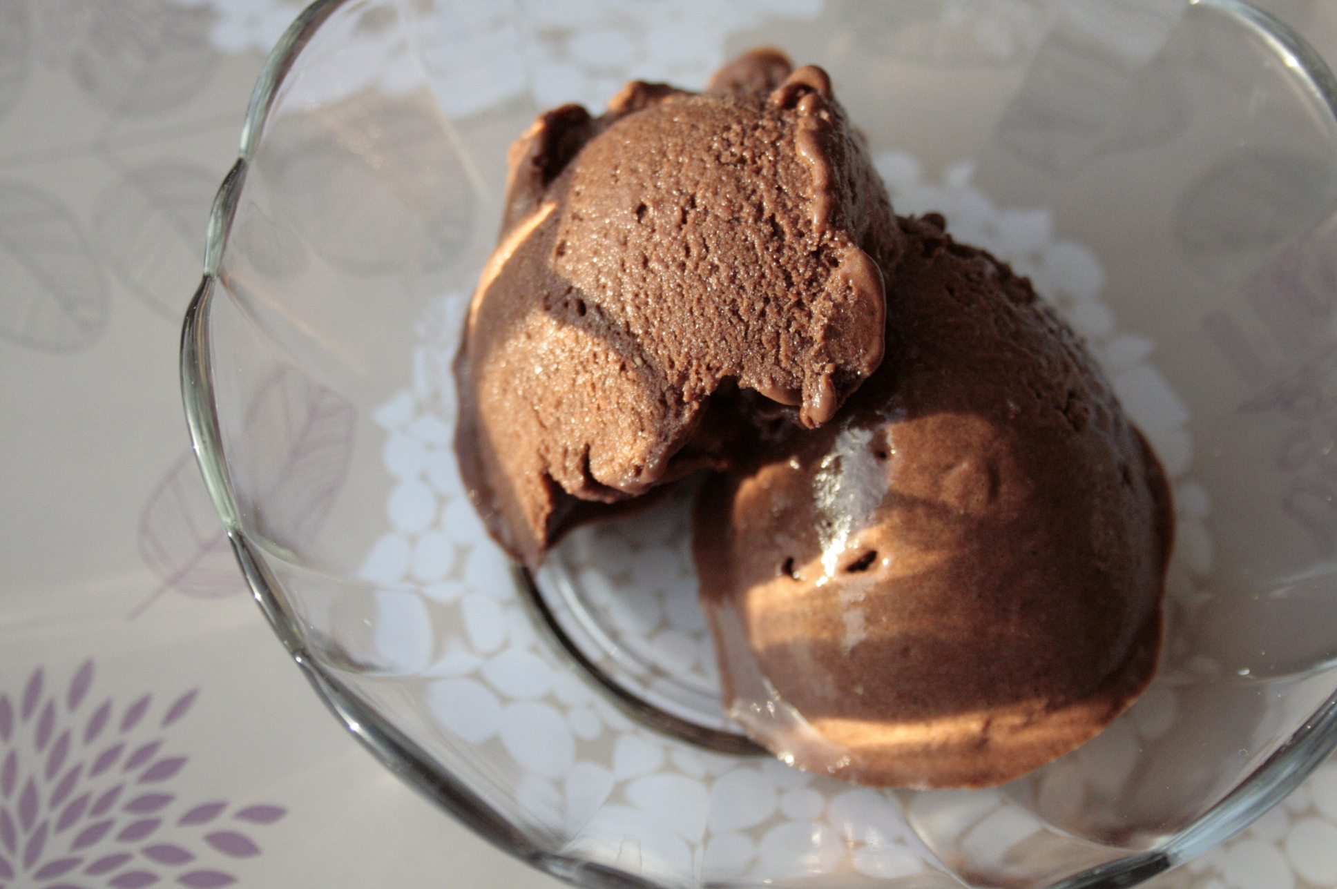 Low FODMAP banana chocolate ice cream Fit FODMAP Foodie