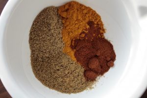 Low FODMAP chicken curry spices