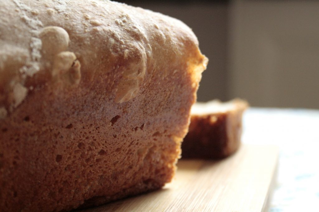 100 % spelt sourdough bread's structure
