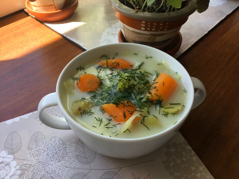 Spring vegetable soup