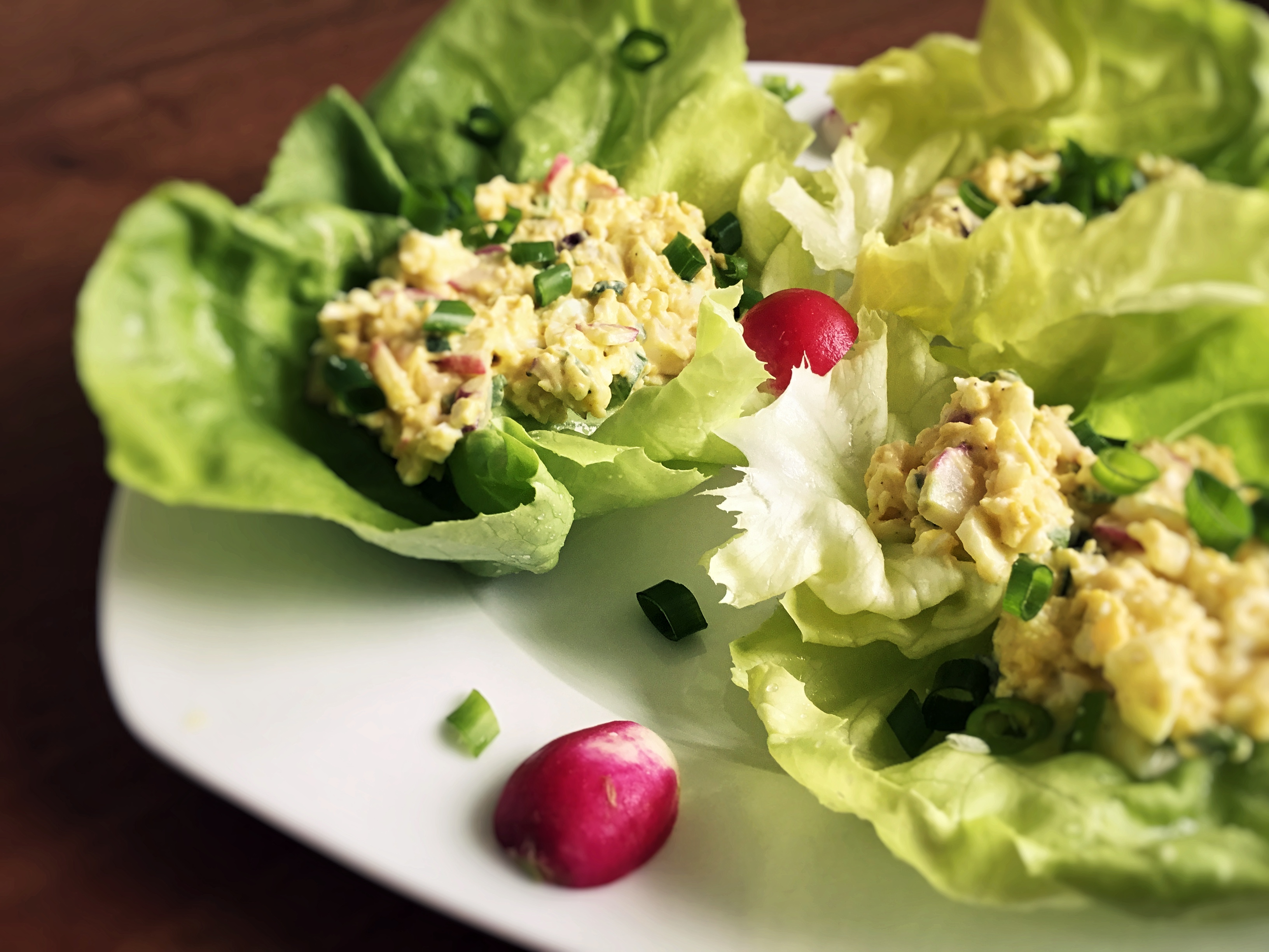 Low FODMAP Egg and Radish Filling