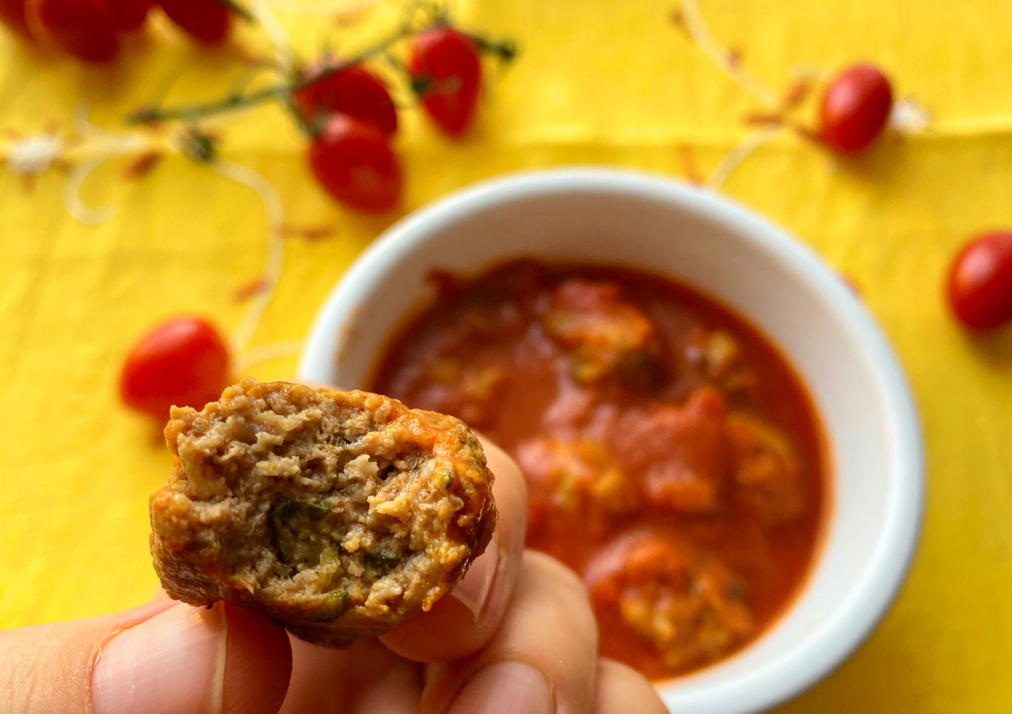 Low FODMAP Courgette Beef Meatballs Fit FODMAP Foodie
