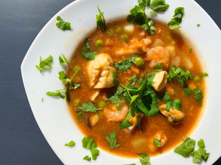 Low FODMAP Spicy Fish Soup
