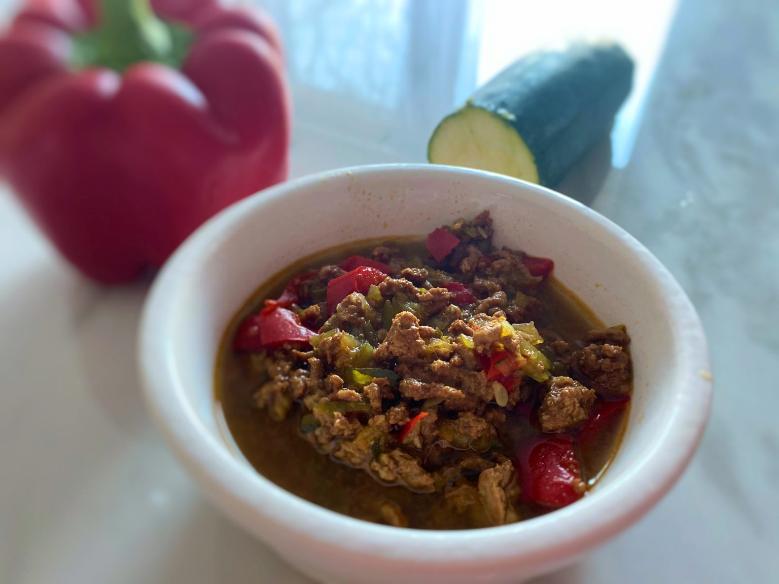 Slow Cooked Beef and Peppers Fit FODMAP Foodie