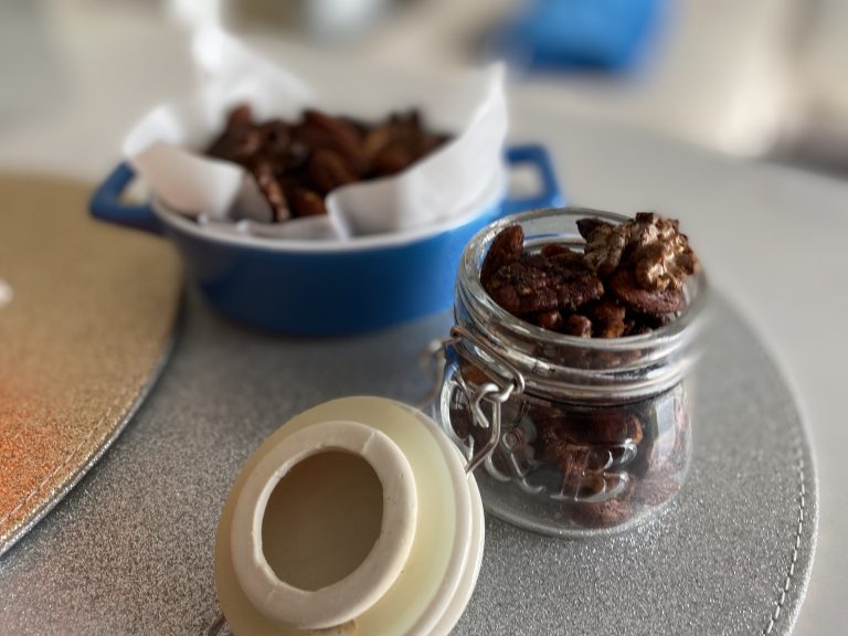 Low FODMAP Roasted and Salted Spicy Nuts