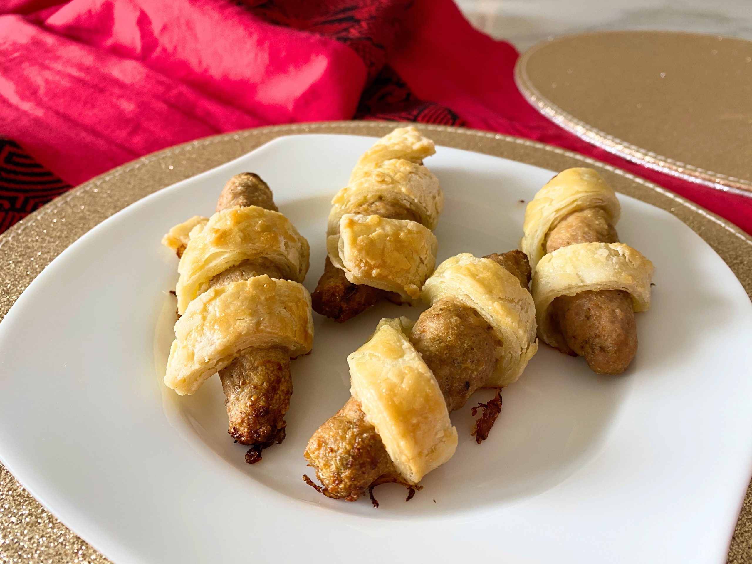 Low FODMAP sausage rolls