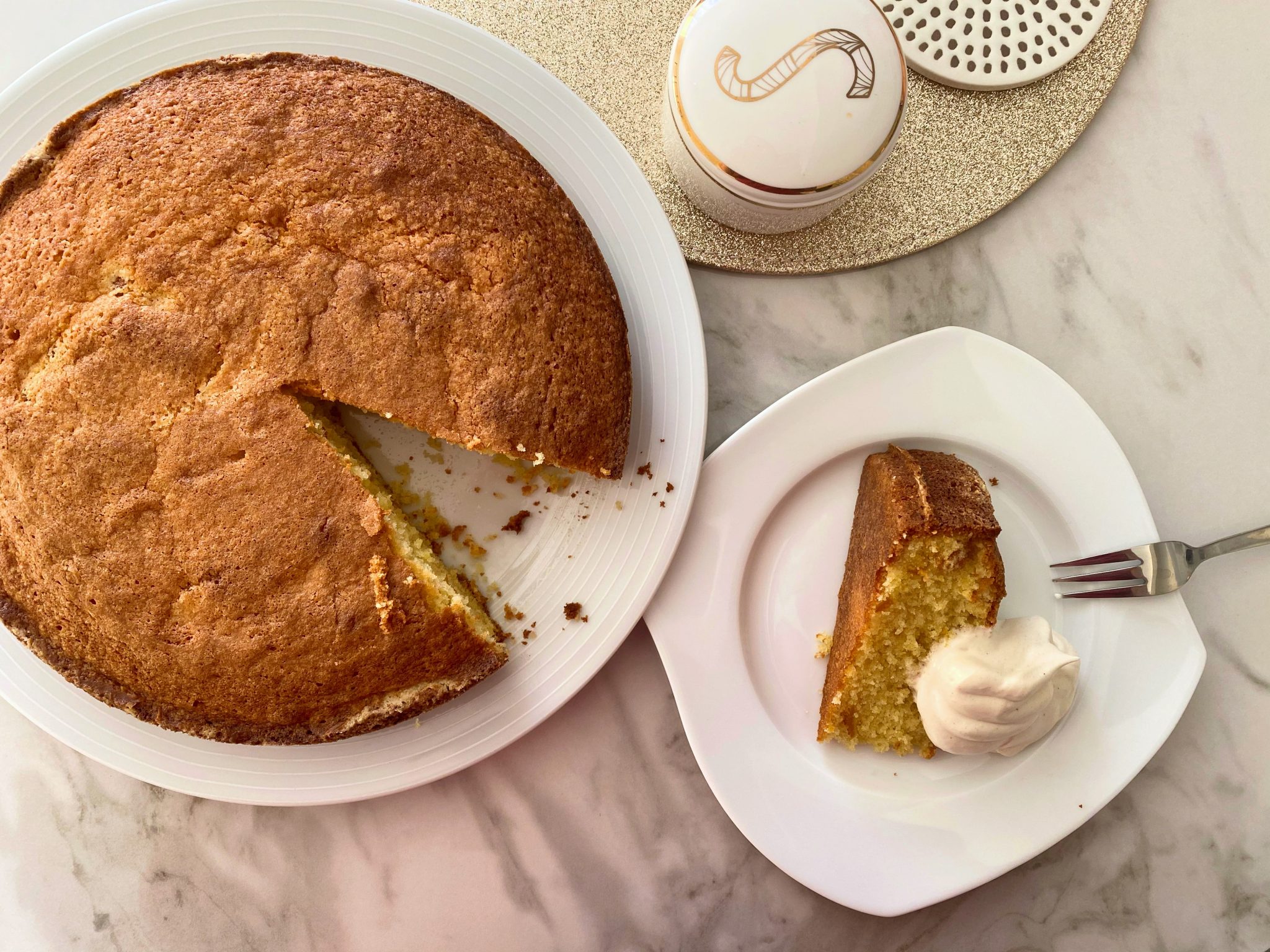 Orange Cake with Cinnamon Whipped Cream (Low FODMAP) Fit FODMAP Foodie